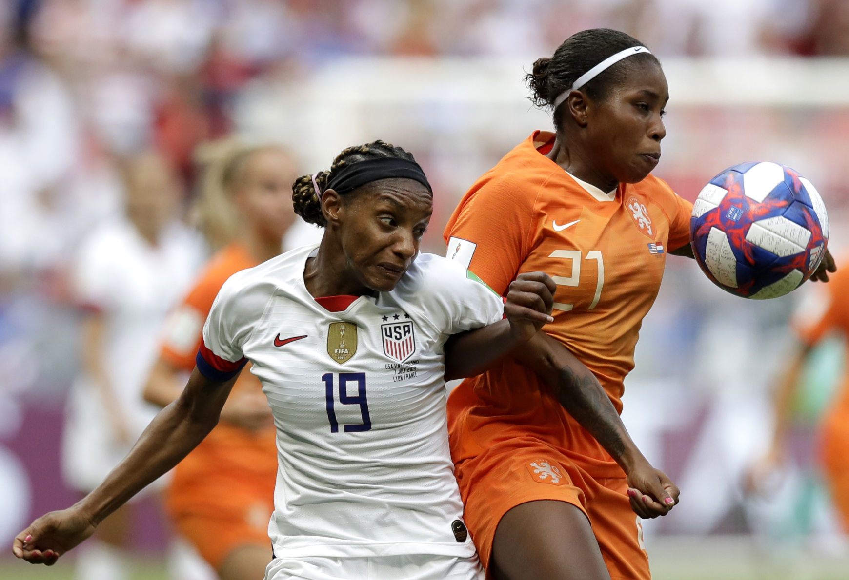APTOPIX France US Netherlands WWCup Soccer